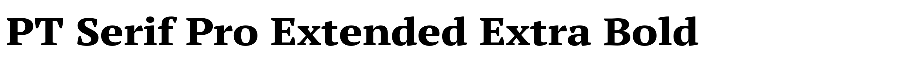PT Serif Pro Extended Extra Bold